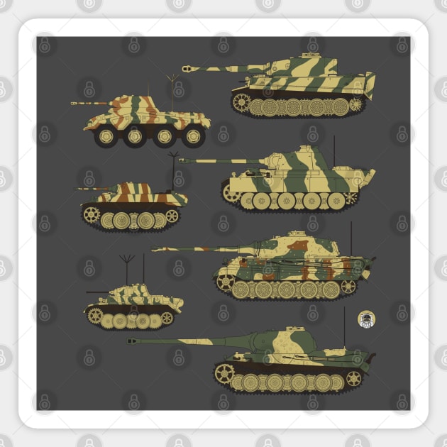 I love German tanks with cat names Magnet by FAawRay